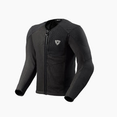 Giacca Protettiva Nucleus, una giacca con protezioni CE. Colore nero, design elegante. Di REV'IT!.