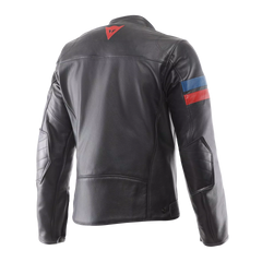 Giacca Moto Estiva in Pelle Perforata Dainese Leggenda Perf. Leather Jacket
