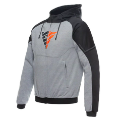 Giacca Moto in Tessuto Dainese trs Daemon-X Safety Hoodie Full Zip