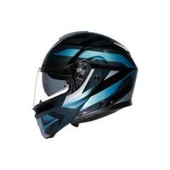 Casco Modulare Agv Streetmodular MPLK Ledro Matt Black/Powder Blue