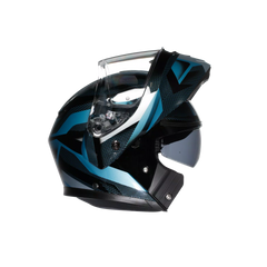 Casco Modulare Agv Streetmodular MPLK Ledro Matt Black/Powder Blue