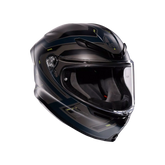Casco Integrale MotoGP AGV K6 S MPLK Enhance Matt Grey/Yellow Fluo