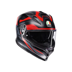 Casco Integrale AGV K7 MPLK trs Glimpse Matt Black/Red