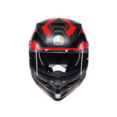 Casco Integrale AGV K7 MPLK trs Glimpse Matt Black/Red