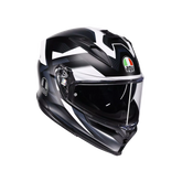 Casco integrale AGV K7 E2206 MPLK trs Glimpse Matt Black/White