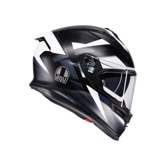 Casco integrale AGV K7 E2206 MPLK trs Glimpse Matt Black/White