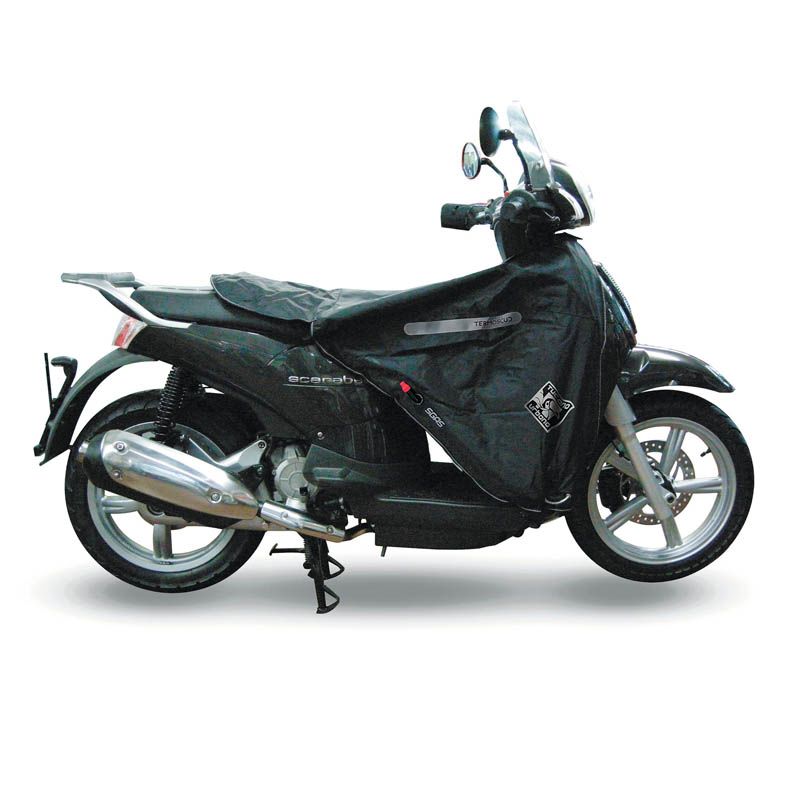 Coprigambe Termoscud R019X, un coprigambe impermeabile in poliammide. Utilizzato su scooter. Di TUCANO URBANO.