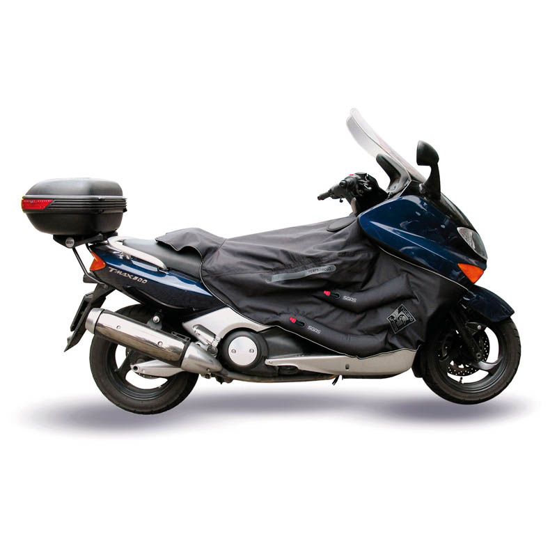 Coprigambe Termoscud R033X, un coprigambe impermeabile e termico. Utilizzato su scooter. Di Tucano Urbano.