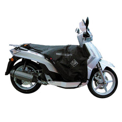 Coprigambe Termoscud R066X, un coprigambe nero per scooter. Impermeabile e termico. Di Tucano Urbano.