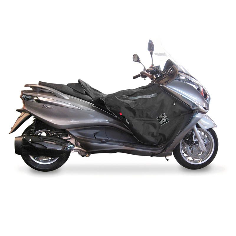 Coprigambe Termoscud R096X, un coprigambe impermeabile e termico. Su scooter. Di Tucano Urbano.