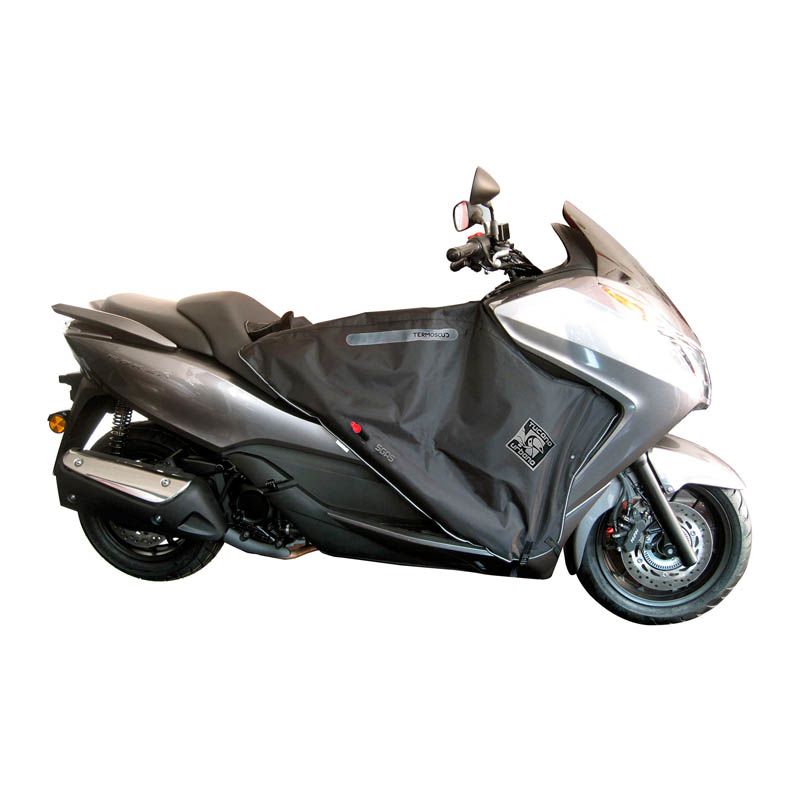 Coprigambe Termoscud R164X, un coprigambe impermeabile e termico. Utilizzato su scooter. Di TUCANO URBANO.