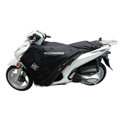 Coprigambe Termoscud R222X, un coprigambe impermeabile e termico. Su scooter. Di Tucano Urbano.