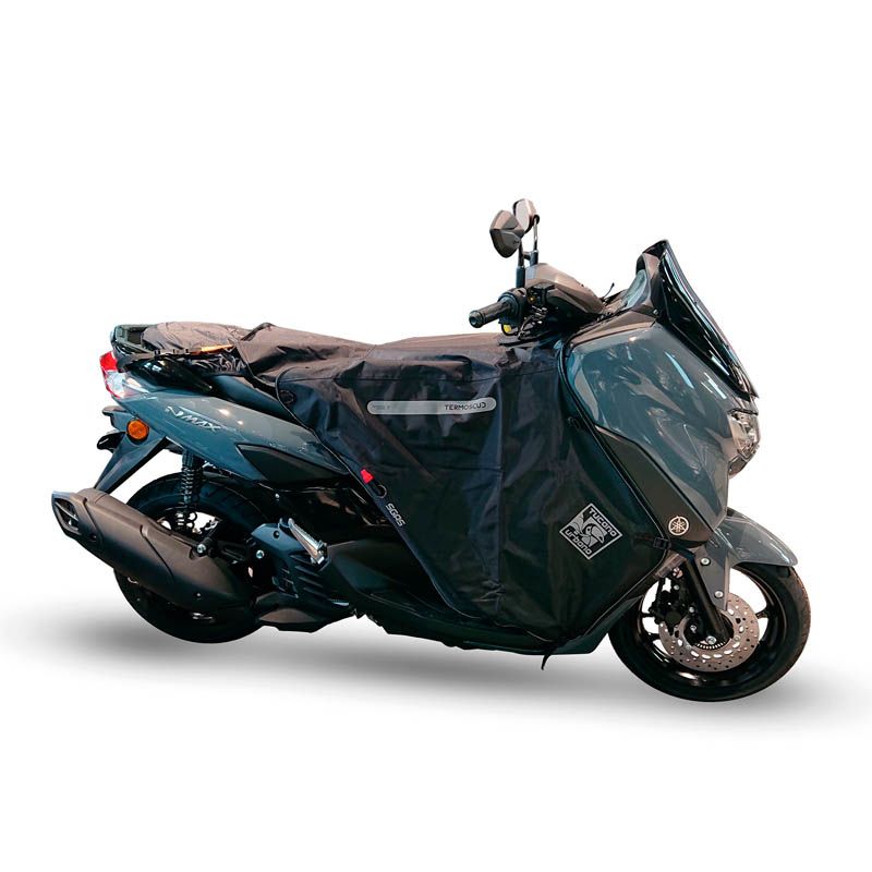 Coprigambe Termoscud R225X, un coprigambe impermeabile e termico. Utilizzato su scooter. Di Tucano Urbano.