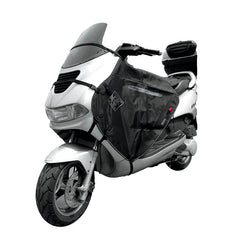 Coprigambe Termoscud R031X, un coprigambe impermeabile in poliammide. Utilizzato su scooter. Di Tucano Urbano.
