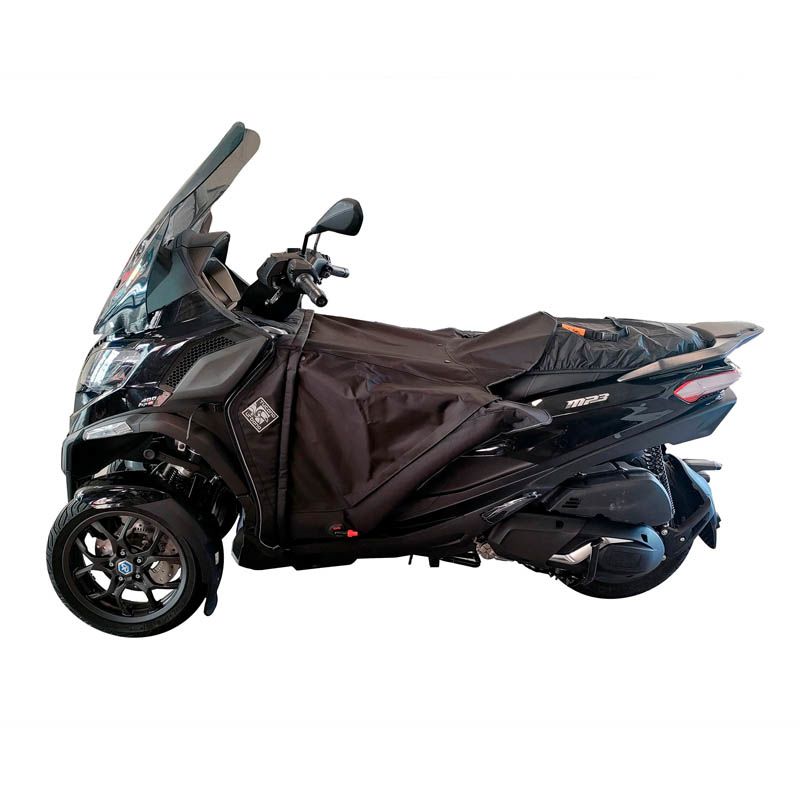 Termoscud® PRO, un coprigambe impermeabile e antivento. Compatibile con scooter e moto. Di TUCANO URBANO.