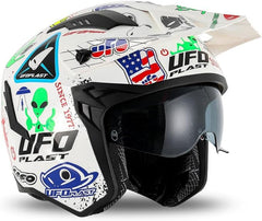 Casco Moto Cross Jet UFO SHERATAN HE13002V