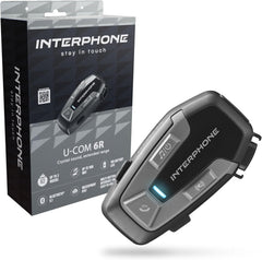Interfono Bluetooth Cellularline Interphone U-COM 6R Singolo
