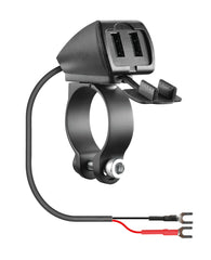 Trek, doppio caricatore usb resistente all’acqua, 3 tipi di fissaggio - 5400 mA - 30W - 12/24V
