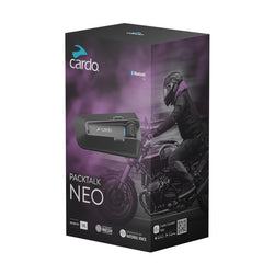 Interfono Moto con Dynamic MESH, Sound by JBL e Comandi Vocali Cardo PACKTALK NEO