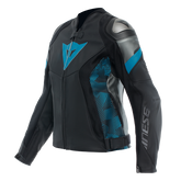 Avro 5 - Giacca da moto da donna in pelle con inserti elasticizzati S1 e Microelastic 2 - Donna