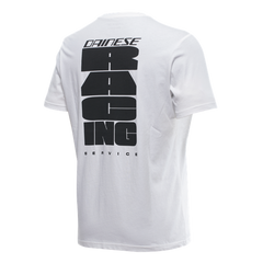 Dainese Racing Service - hirt - T-shirt casual a girocollo 100% cotone con stampe posteriori e logo frontale - Uomo