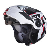 Casco Modulare CABERG Duke Evo Move - Black/White/Red