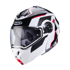 Casco Modulare CABERG Duke Evo Move - Black/White/Red