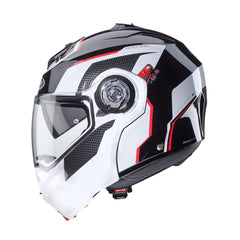 Casco Modulare CABERG Duke Evo Move - Black/White/Red