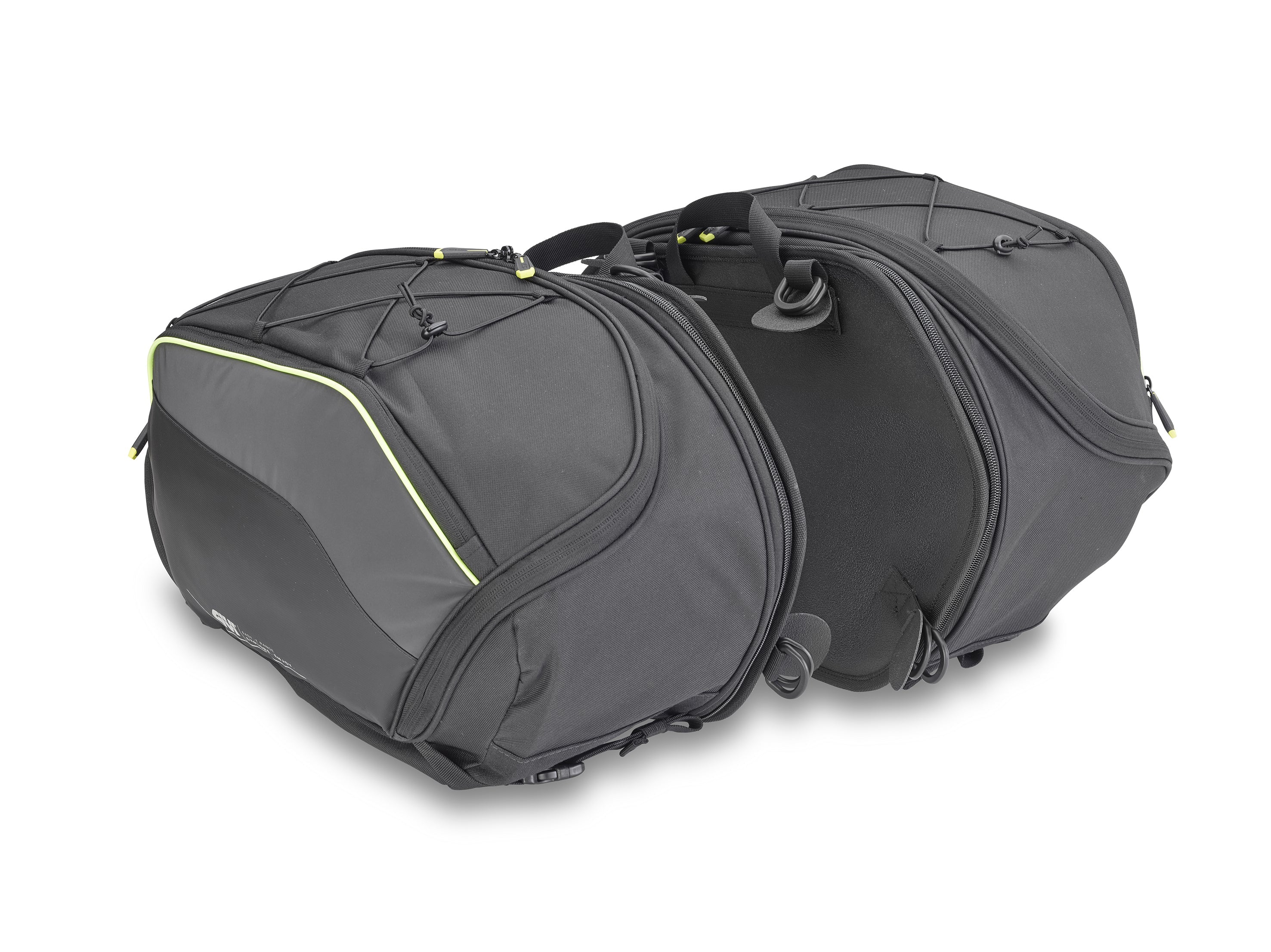 Borse Laterali Estensibili Easy-T 127, capacità 20-30L. Impermeabili e riflettenti. Di Givi.