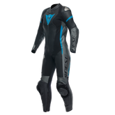 Grobnik - Tuta da moto in pelle con perforatura localizzata - Donna