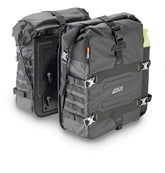 Borse Laterali Canyon GRT709, 35+35L impermeabili. Ideali per moto Enduro. Di Givi.