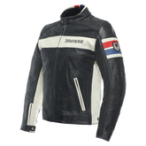 Hf D1 - La giacca da moto in pelle traforata con protettori Pro-Armor rimovibili - Uomo