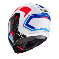 Casco Modulare CABERG Horus X Helmet Road - White/Black/Red/Blue Gloss