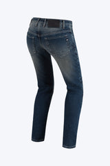 Jeans Moto Donna con Protezioni PMJ Florida Blue