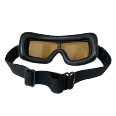 Maschera Moto in Pelle Baruffaldi JTT Classic Nero Roviex