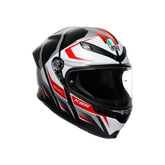 Casco Moto Integrale AGV K6 S Karve Matt Black/White/Red