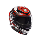 Casco Moto Integrale AGV K6 S Reeval White/Red/Grey