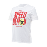 Knee Down - T - T-shirt a girocollo 100% cotone con slider in rilievo nella scritta Speed Demon - Uomo