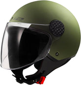 Casco Moto Jet Sphere II - Verde Militare