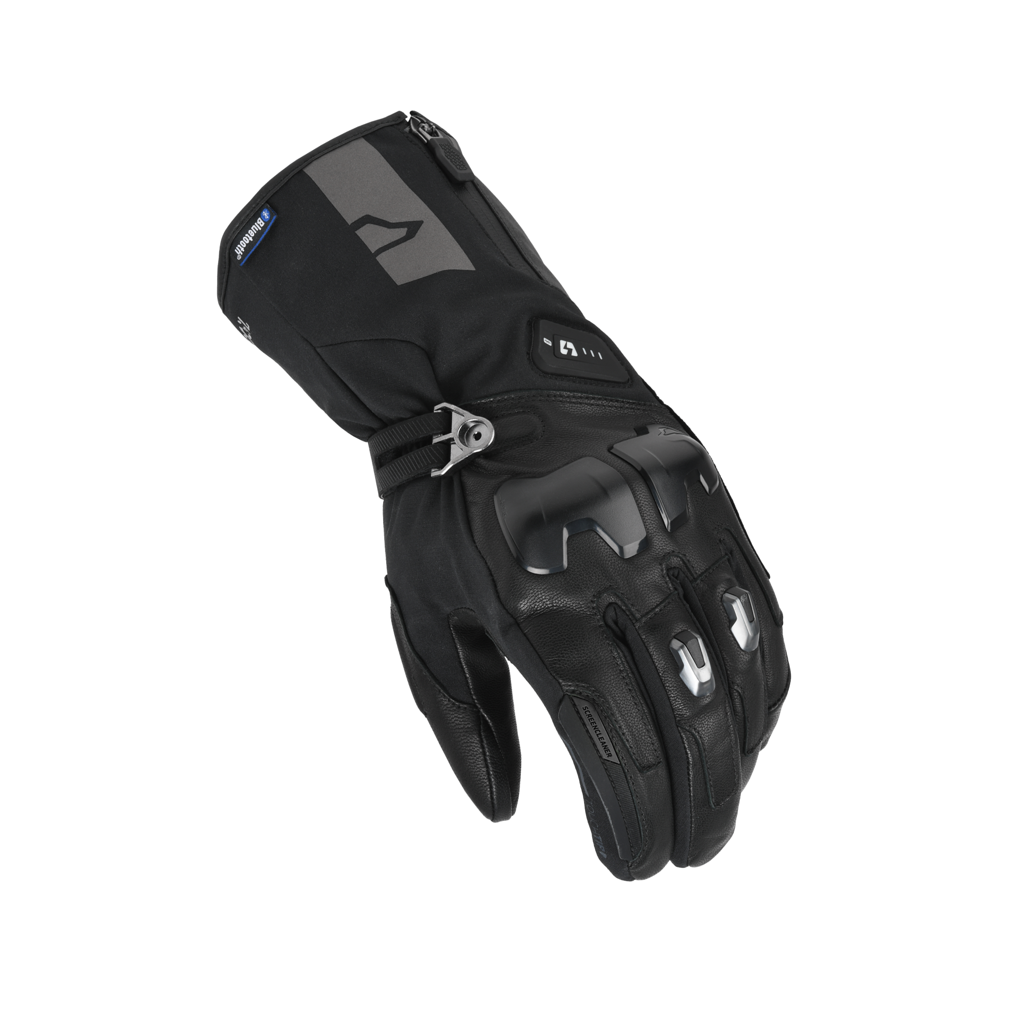 Guanti Moto Macna Progress 2.0 RTX DL, protezione superiore e impermeabilità.