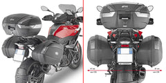 Portavaligie Laterale Givi PLX5137 BMW F 900 XR per Valigie V35 e V37 Monokey Side