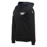 Racing - Comoda felpa da donna in cotone con cappuccio - Donna