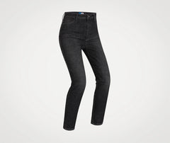 Jeans Moto Slim Fit Vita Alta Donna PMJ Sara