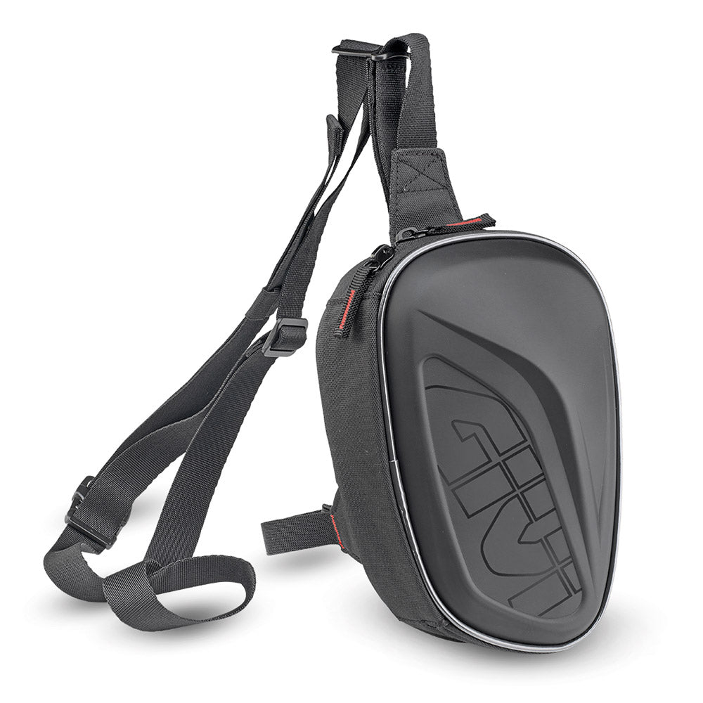 Borsello da gamba Givi SPORT-T ST608B, 3 litri, nero. Design resistente e pratico.
