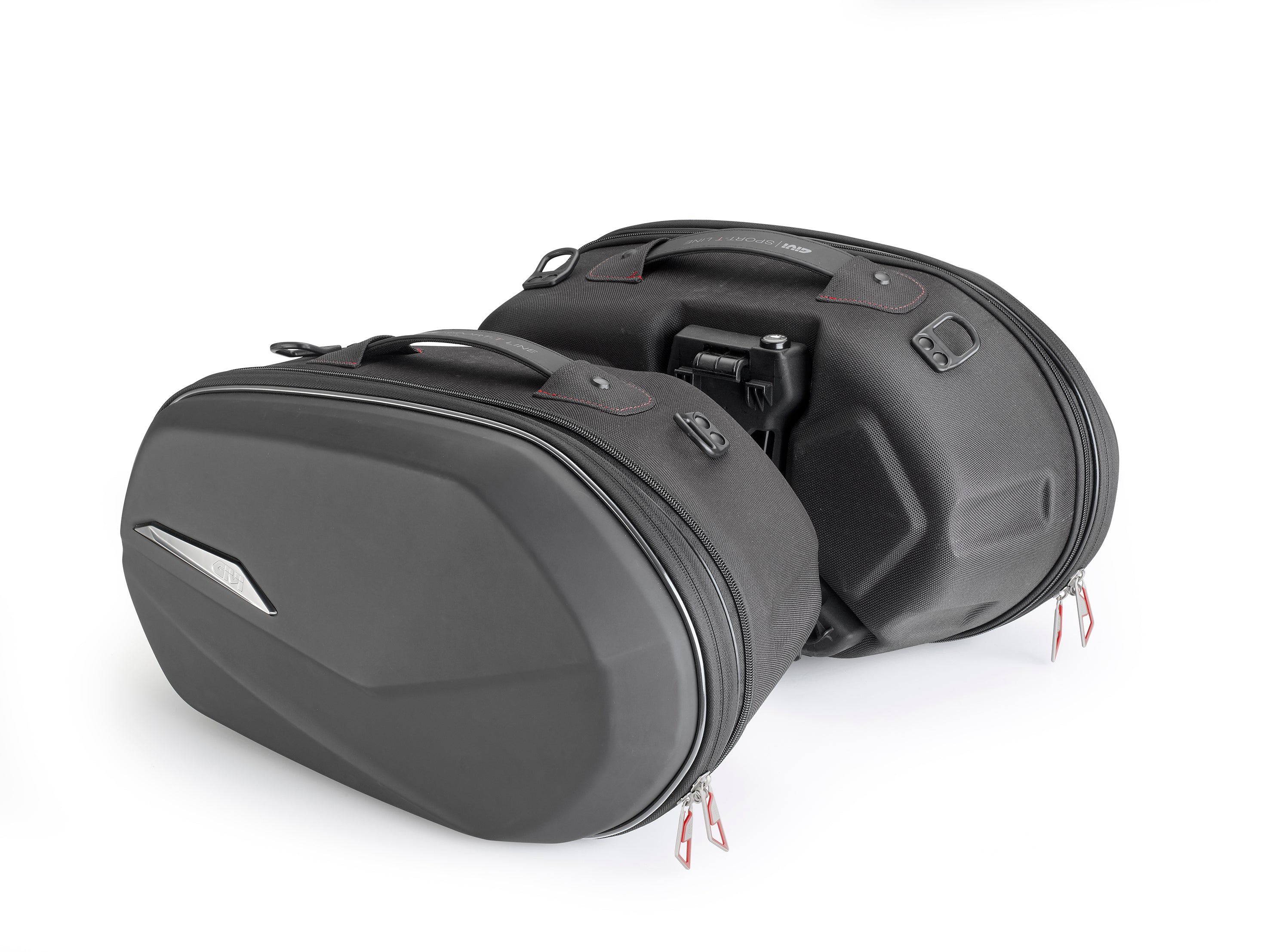 Borse Laterali Sport-T 609, borse espandibili 25+25L. Resistente poliestere, protezione PU. Di Givi.