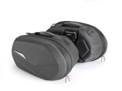 Borse Laterali Sport-T 609, borse espandibili 25+25L. Resistente poliestere, protezione PU. Di Givi.