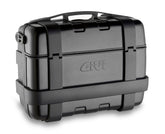 Givi TRK33B Trekker, un set di valigie da 33 litri. Struttura in alluminio anodizzato.