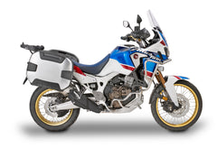 Set di valigie Trekker II 35, in plastica e alluminio anodizzato. Ideali per viaggi in moto. Di Givi.