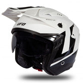 Casco UFO Sheratan Jet HE185 Black/White
