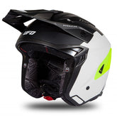 Casco UFO Sheratan Jet HE186 White/Black/Yellow